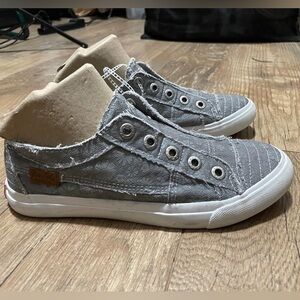 Gray Slip-On Sneakers